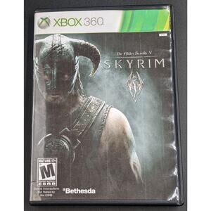 Elder Scrolls Skyrim - Xbox 360 - Tested/Working *Custom Cover*